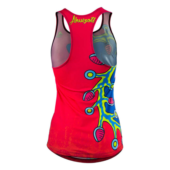 Ahuizotl - Espalda - Playera Licra Mujer - 3F Ahuizotl - Espalda - Playera Licra Mujer - 3F