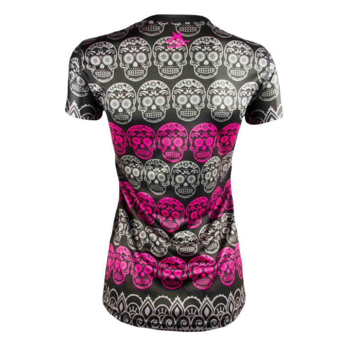CALAVERITAS ROSAS-PLAYERA-MUJER-ESPALDA-3F CALAVERITAS ROSAS-PLAYERA-MUJER-ESPALDA-3F