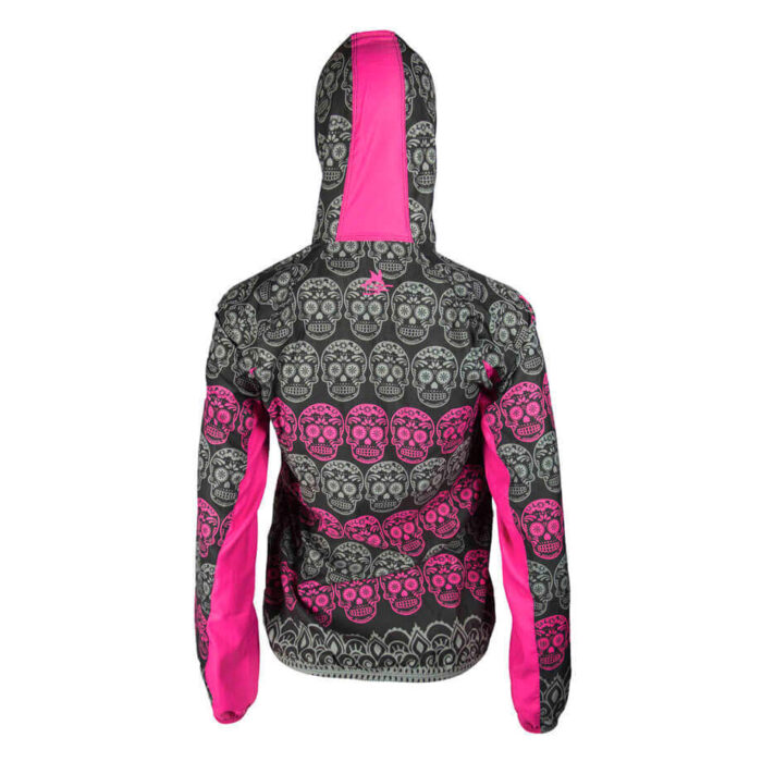 CALAVERITAS ROSAS_CHAMARRA IMPERMEABLE_MUJER_ESPALDA_TRIFERRARI CALAVERITAS ROSAS_CHAMARRA IMPERMEABLE_MUJER_ESPALDA_TRIFERRARI