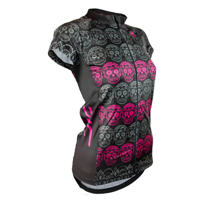 CALAVERITAS ROSAS_PLAYERA JERSEY MC_MUJER_LATERAL_TRIFERRARI CALAVERITAS ROSAS_PLAYERA JERSEY MC_MUJER_LATERAL_TRIFERRARI