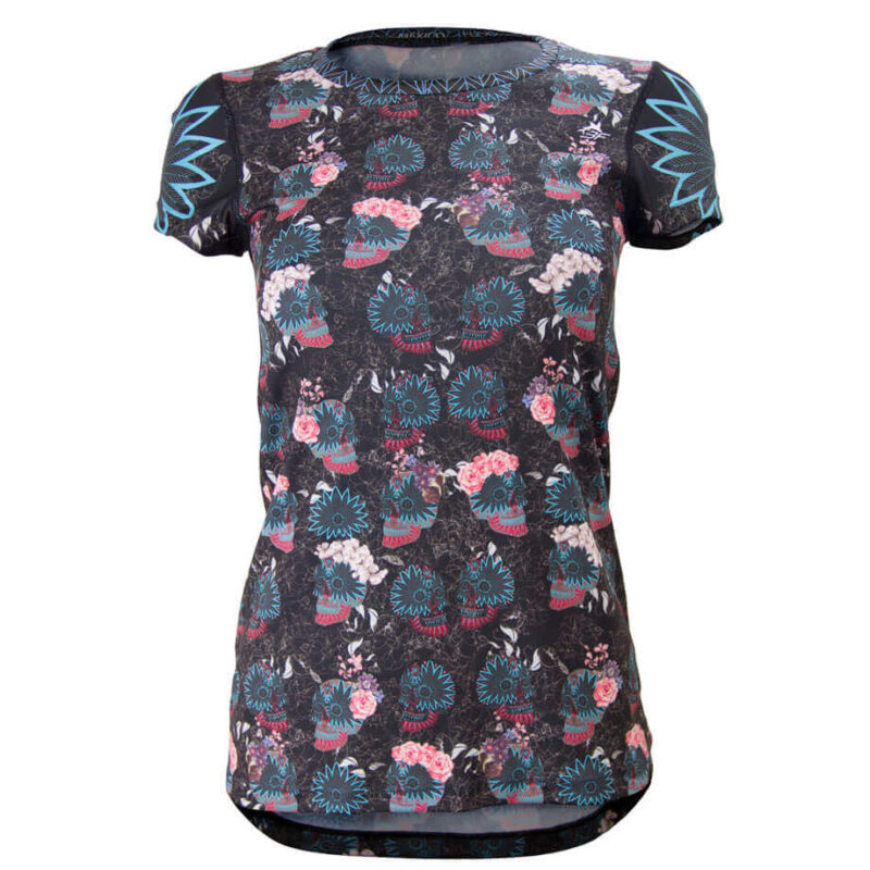 Playera Calaveras de Flores 3F
