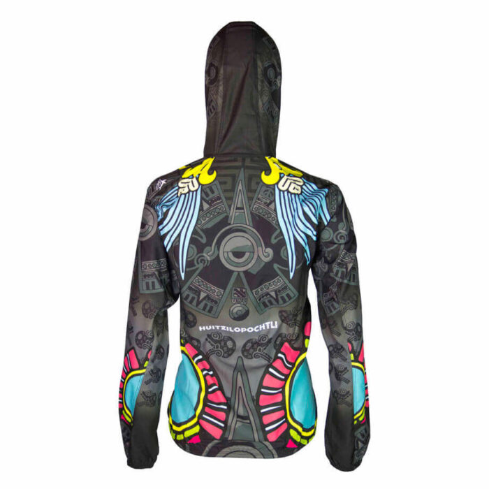 HUITZILOPOCHTLI_CHAMARRA IMPERMEABLE_MUJER_ESPALDA_TRIFERRARI HUITZILOPOCHTLI_CHAMARRA IMPERMEABLE_MUJER_ESPALDA_TRIFERRARI