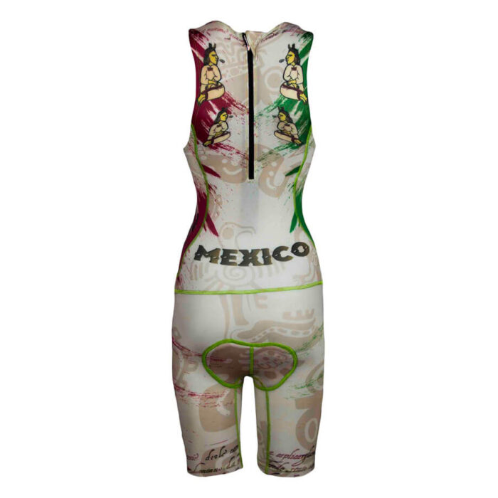 Traje de Triatlon Tenochtitlan Posterior Mujer 3f Traje de Triatlon Tenochtitlan Posterior Mujer 3f