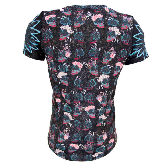 Calaveras y flores espalda Calaveras y flores espalda