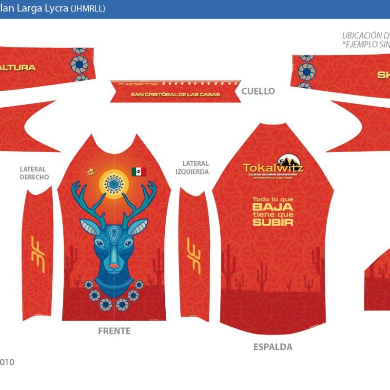 Jersey Hombre Manga Larga Licra - Diseño E261 (Naracaxi)