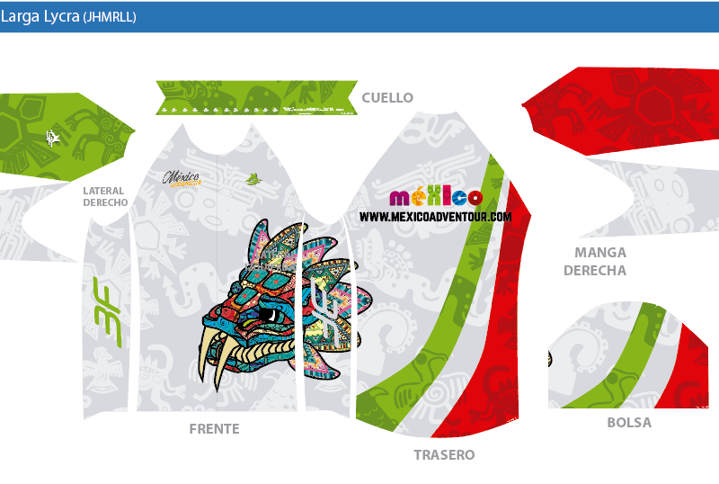 Jersey Mujer Manga Larga Licra - Diseño E298