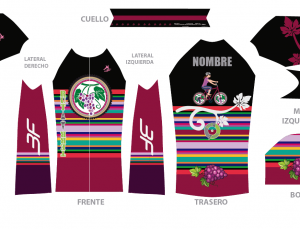 Jersey Hombre Manga Larga Licra - Diseño E336