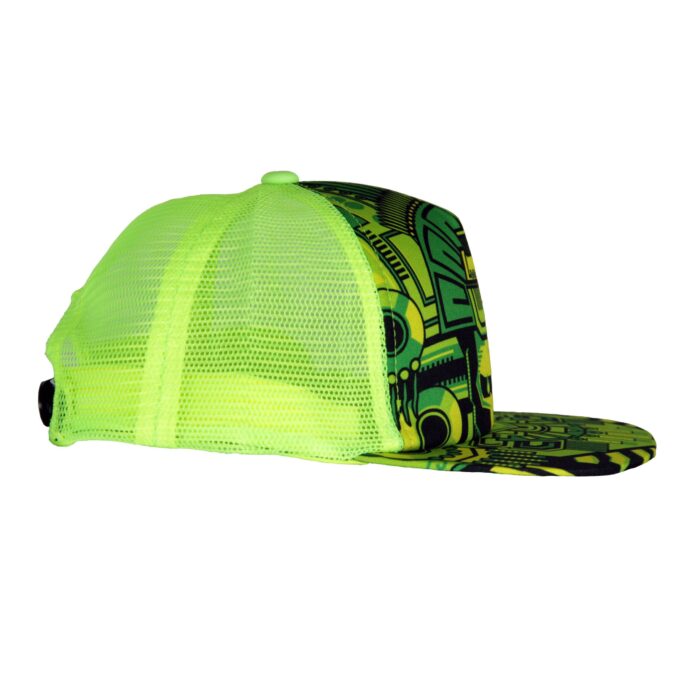 GORRA PLANA MICTLANTECUTLI lateral GORRA PLANA MICTLANTECUTLI lateral