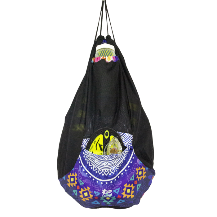 Red de natación grande para accesorios. Mochila de malla. Red de natación grande para accesorios. Mochila de malla.