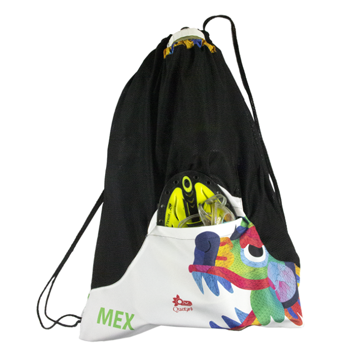 Red de natación grande. Mochila de Morral Quetzalcóatl Red de natación grande. Mochila de Morral Quetzalcóatl