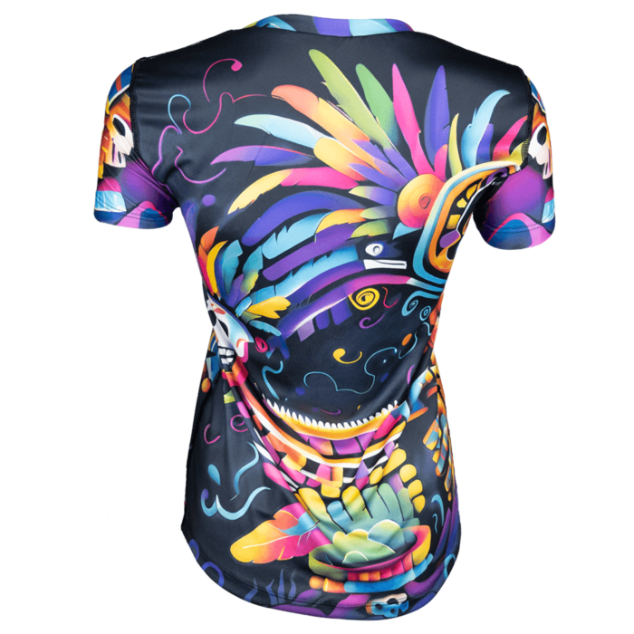 Playera_Maraton_Mujer_El Camino_TriFerrari_Posterior Playera maratones el camino TriFerrari. diseño mexicano