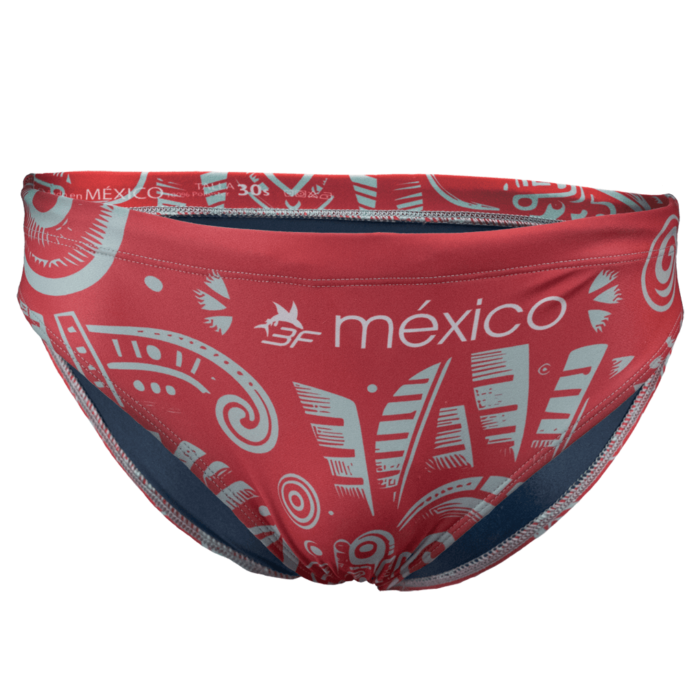 Traje de baño natación para entrenar. Grabado de Quetzalcóatl TriFerrari Traje de baño natación para entrenar. Grabado de Quetzalcóatl TriFerrari