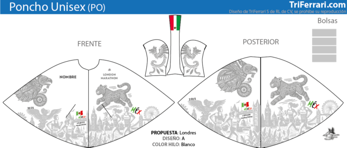 Poncho Maraton Londres A Poncho Maraton Londres A