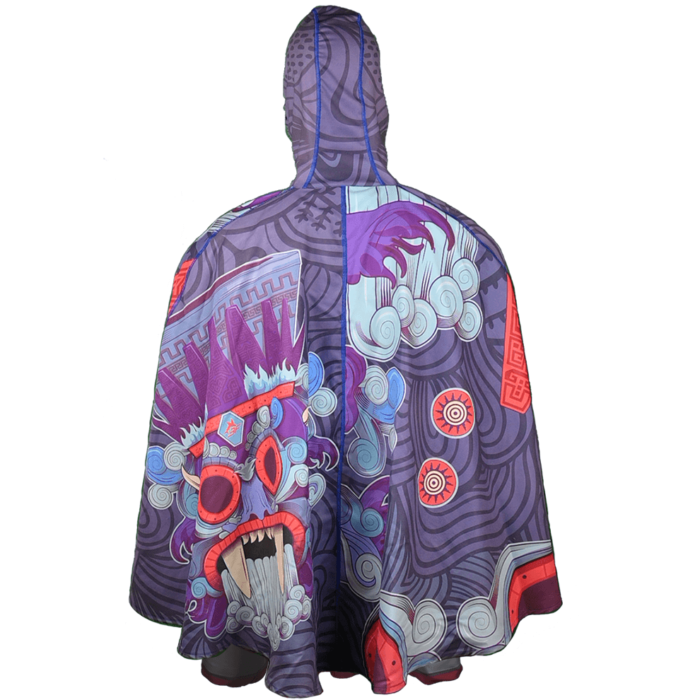Poncho tipo toalla o térmico, ideal para después de nadar, entrenar o para la playa. Diseño Tlaloc. Producto deportivo, cómodo, personalizable y hecho sustentablemente en México. Poncho tipo toalla o térmico, ideal para después de nadar, entrenar o para la playa. Diseño Tlaloc. Producto deportivo, cómodo, personalizable y hecho sustentablemente en México.
