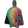 Poncho tipo toalla o térmico, ideal para después de nadar, entrenar o para la playa. Diseño Xetame inspirado en los huicholes. Producto deportivo, cómodo, personalizable y hecho sustentablemente en México.