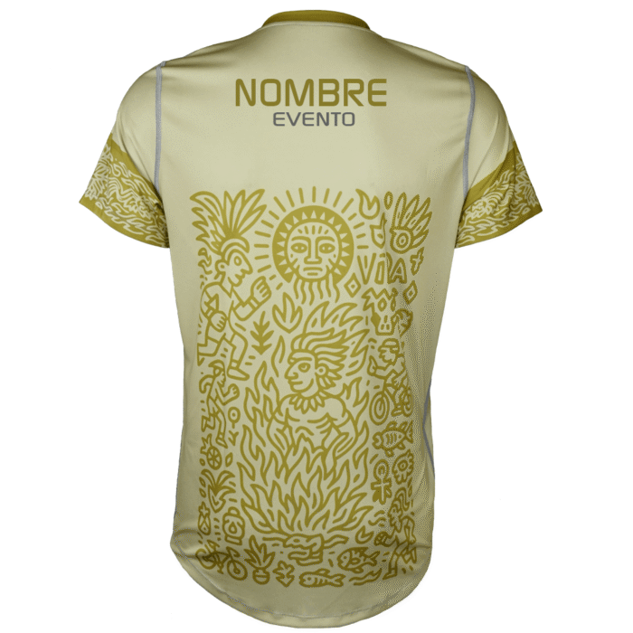 PHMNU_El-descenso-de-Quetzalcoatl_ESPALDA Playera El descenso de Quetzalcoatl