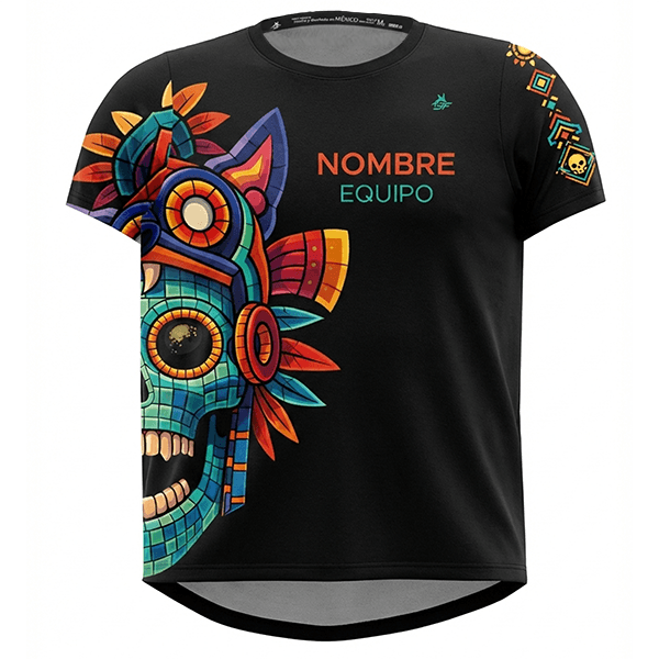 Playera deportiva DryFIT máscara de jade.