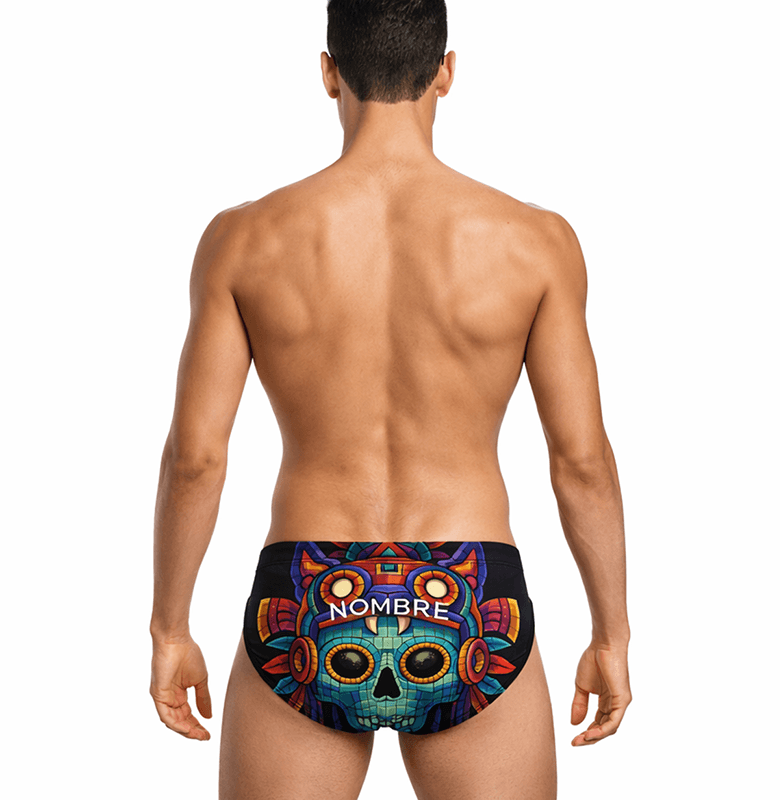 Traje de baño brief máscara de jade.