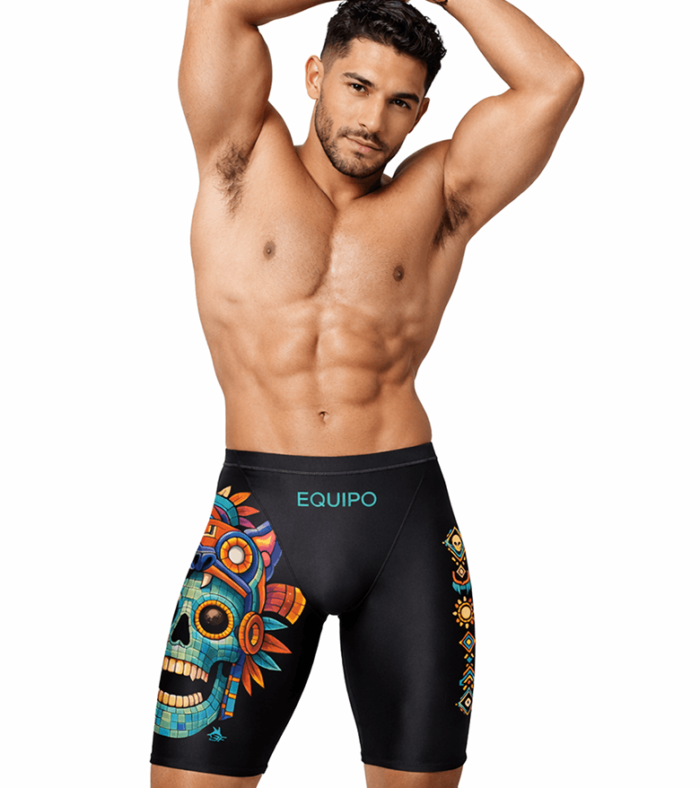 Traje de baño Jammer máscara de jade.Frente Traje de baño Jammer máscara de jade.