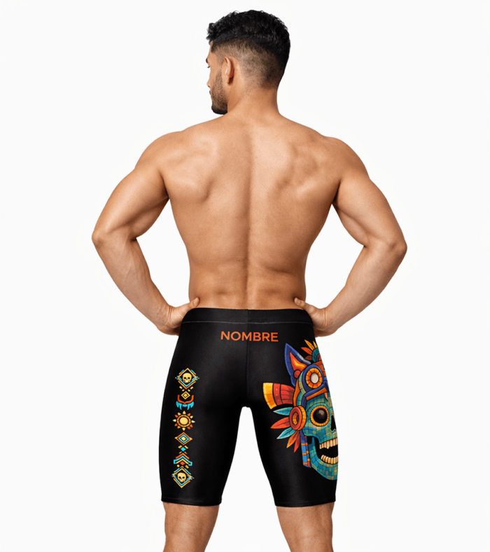 Traje de baño Jammer máscara de jade.Posterior Traje de baño Jammer máscara de jade.