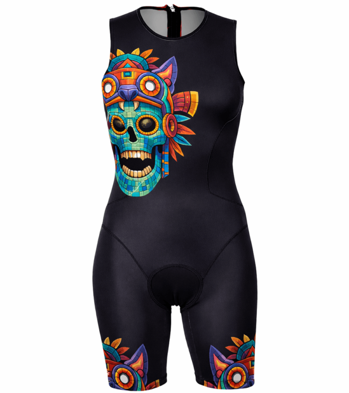 Traje de triatlón máscara de Jade Traje de triatlón máscara de Jade
